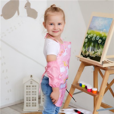 Фартук с нарукавниками детский Этель «Единорог», 49×39 см