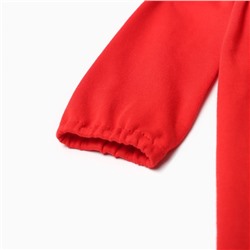 Платье детское с рюшами KAFTAN размер 32 (110-116 см) красный