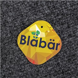 Коврик придверный влаговпитывающий Tuff, 60×90 см, серый