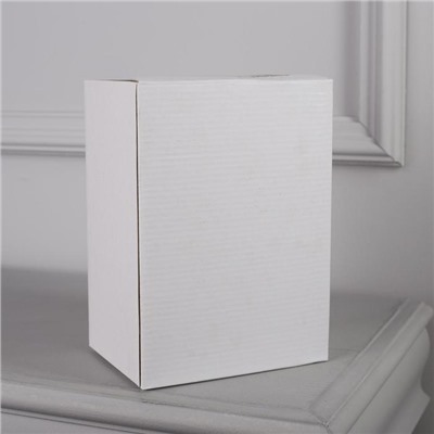 Светодиодная фигура «Дед Мороз» 14×18.5×10.5 см, керамика, от батареек АААх3, свечение тёплое белое