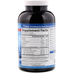 Carlson Labs, Самый лучший рыбий жир, натуральный апельсиновый вкус, 700 мг, 240 мягких таблеток