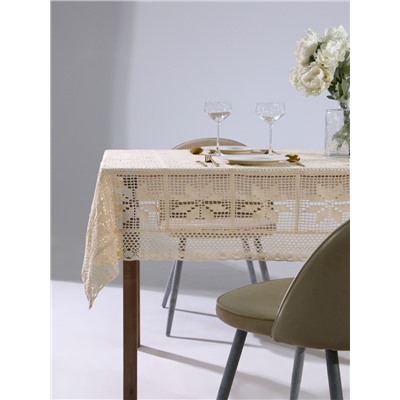 Скатерть «Этель. Ажур», 85×85±5 см