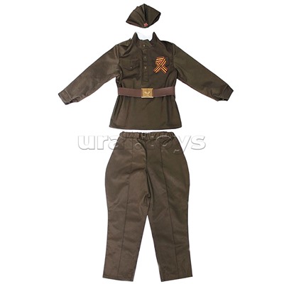 Комплект для мальчиков модель "Солдат" р-р 134