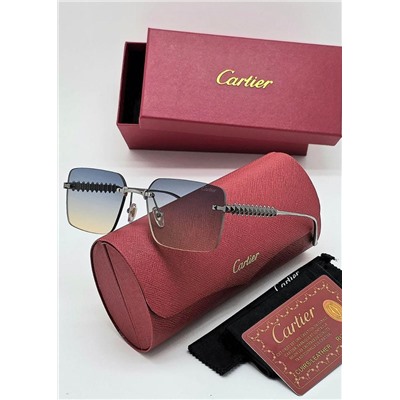 Набор женские солнцезащитные очки, коробка, чехол + салфетки #22944723