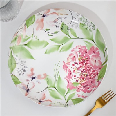 Тарелка керамическая «Акварель», 25.5 см, Dolce Ceramo