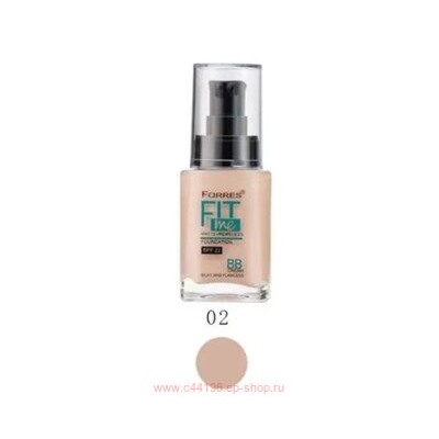 Farres Тональный Крем Fit Me матирующий SPF 22 тон 02 натуральный 4046 35 мл