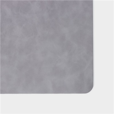 Салфетки сервировочные Magistro, 4 шт., экокожа, 45×30 см, серые