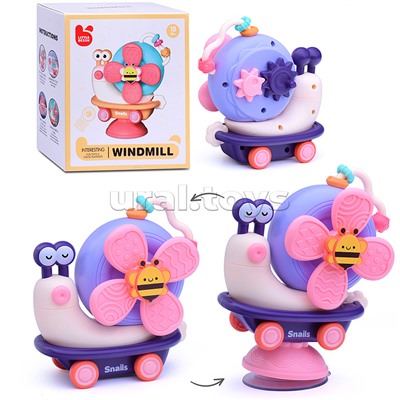 Интерактивная игрушка "Веселая улитка" в коробке