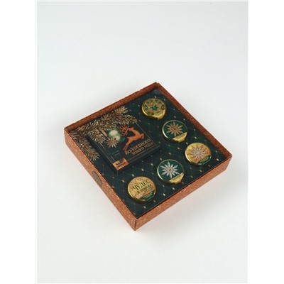 Подарочный набор новогодний «Волшебного нового года»: чай, крем-мёд