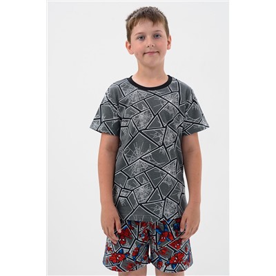 Пижама с шортами Сверхчеловек детская короткий рукав с шортами НАТАЛИ, 1029532