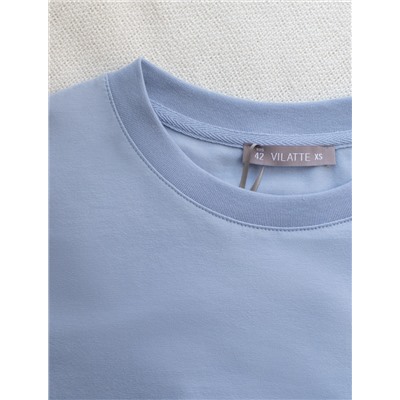 Футболка с принтом свободная эластичная из премиального хлопка