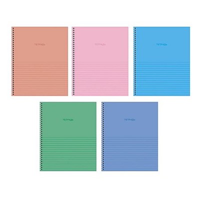 Тетрадь  80л линия на спирали "В линию" ТСЛ808562 Listoff