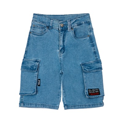 Шорты текстильные джинсовые для мальчиков