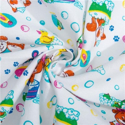 Пеленка фланелевая, размер 90×120 см, цвет МИКС, 170 г/м², хлопок 100%