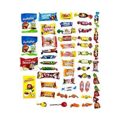 Сладкий новогодний подарок «Ми-ми-мишки», детский, 900 г