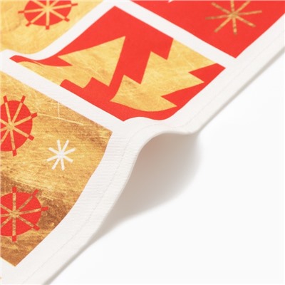 Полотенце кухонное «Этель. Семейный праздник», 40×73 см, хлопок 100%, саржа 190 г/м²