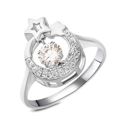 Кольцо, куб.циркон., BY-3177