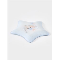 Блюдо новогоднее сервировочное Доляна «Снегири на ветке», d=19 см, стекло, голубое