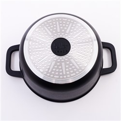 6360-1 Кастрюля с крышкой 4,2 л GRACE лит/алюм/пластик/силик MB (х6)