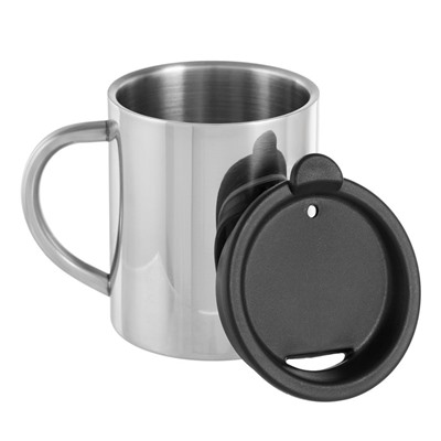 Термокружка «Мастер К», 300 мл, сохраняет тепло 2 ч, нержавеющая сталь