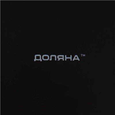 УЦЕНКА Тарелка обеденная 27 см «Ваниль» чёрная