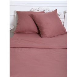 Комплект наволочек полисатин гладкокрашенный - Коричневый