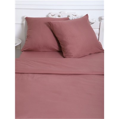 Комплект наволочек полисатин гладкокрашенный - Коричневый