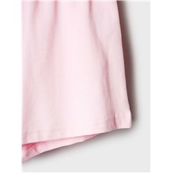 Комплект трикотажный для девочек: фуфайка (футболка), шорты