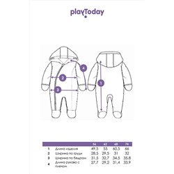 Комбинезон PLAYTODAY, 981095