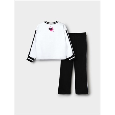 Комплект трикотажный для девочек: толстовка, брюки