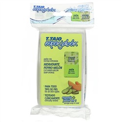 T. Taio, Cucumber-Melon Soap-Sponge, 4.2 oz (120 g)