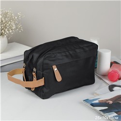 Косметичка 10х25х15 см черный / XN-019BL /уп 150/подарок мужчине
