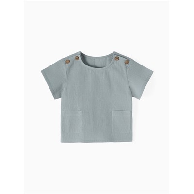 Футболка детская детская MINAKU, рост 68-74 см, серая