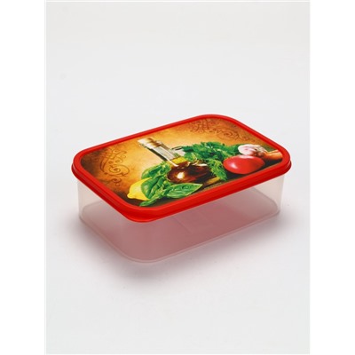 Ланч - бокс прямоугольный «Прованские травы», 1200 мл