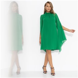 Платье со свободными рукавами, Стильная эйфория (зелёное)