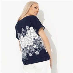 Футболка свободной посадки, Жду чудо (floral print)