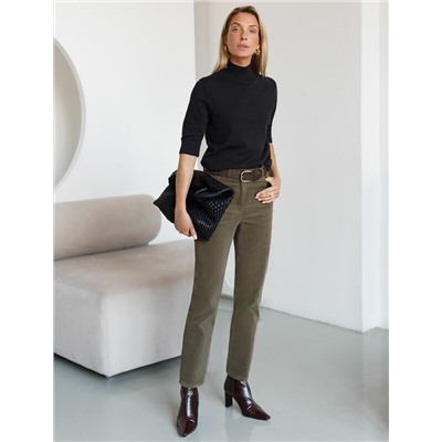 Джемпер тонкой вязки из хлопка с нейлоном