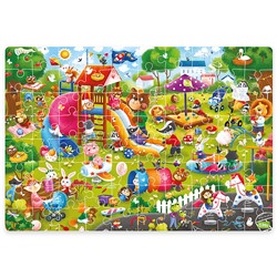 Пазл 80 "Детская площадка" Виммельбух