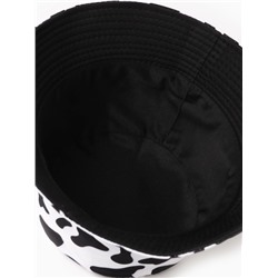 Панама женская двусторонняя MINAKU, белый, чёрная, размер 58