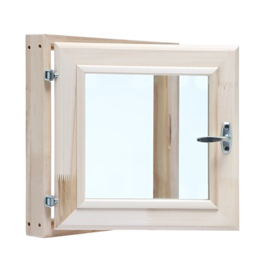 Окно деревянное, 40×40 см, двойное стекло, липа, Добропаровъ