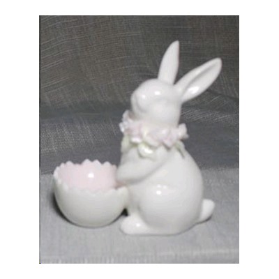 Фигурка Кролик с цветами / 19068 /уп 48/