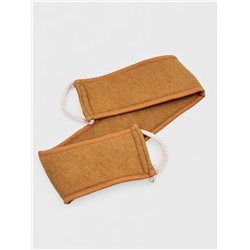 Мочалка-лента для тела Доляна, длинная, 70×10 см, конопляное волокно