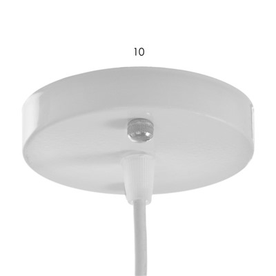 Светильник BayerLux «Цветок» 1×40 Вт E27 белый 18×18×100 см