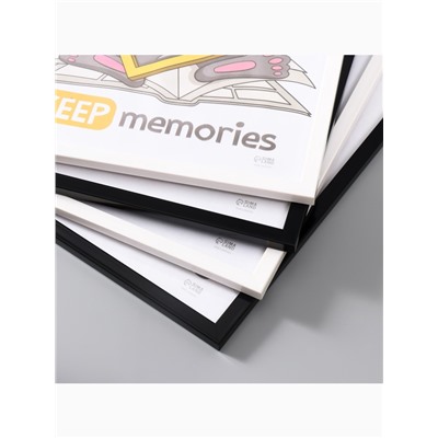 Набор фоторамок для фото 30×40 см Keep memories «Формат», 4 шт. чёрный, белый, (пластиковый экран)