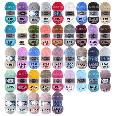 Пряжа Nako Mohair Delicate
