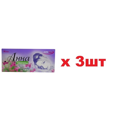 АННА Люкс Тампоны Super 16шт 3шт