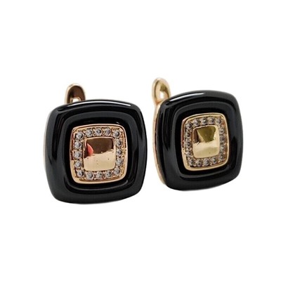 Серьги с керамикой