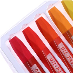 Пастель масляная 24 цвета, в бумажном держателе, в картонной коробке