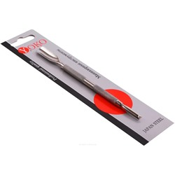 YOKO Шабер маникюрный двусторонний / Professional Quality SI 001, лопатка/прямоугольная сторона, 13 см 3130
