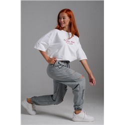 7483 брюки женские (Винтаж серый)